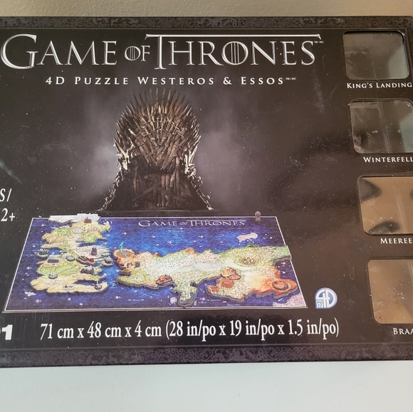 Game of Thrones 4D Puzzle of Westeros Essos 4D Cityscape [891Piece] - Picture 2 of 8